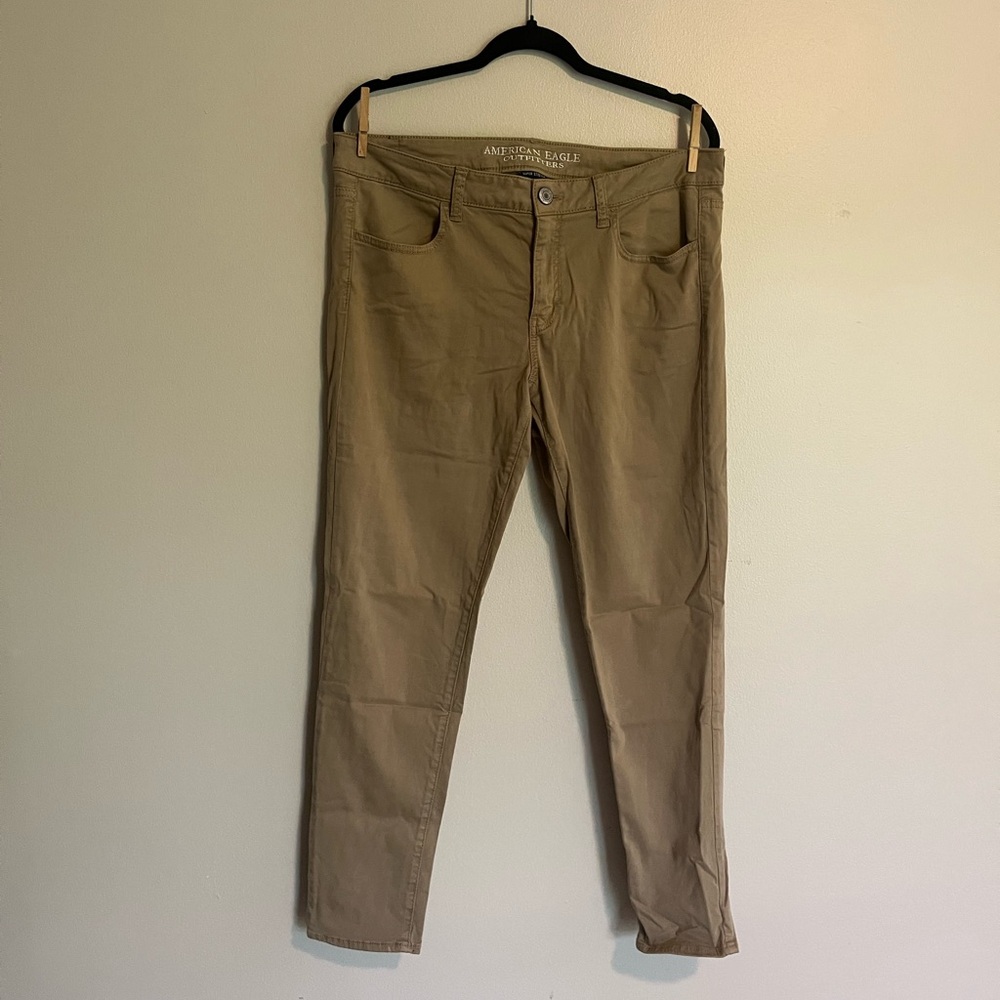 American eagle super stretch jeggings size 14 business casual office dressy